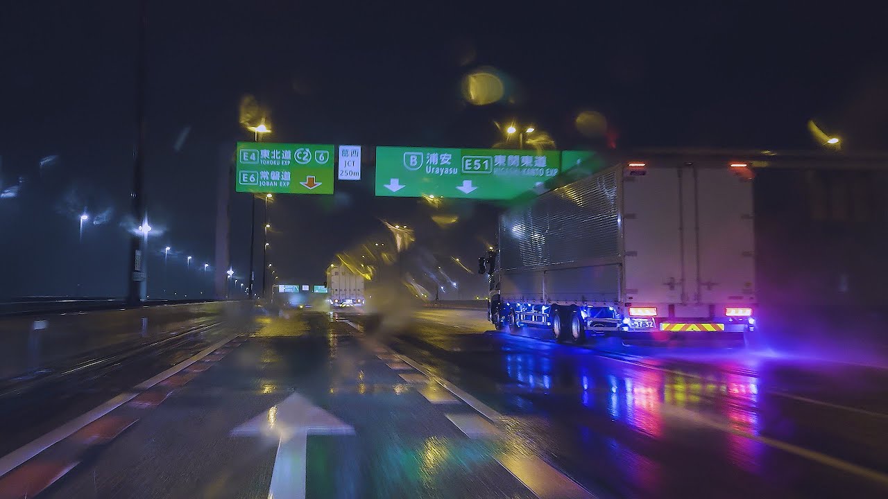 ☔️Driving in the rain😴for deep sleep💤