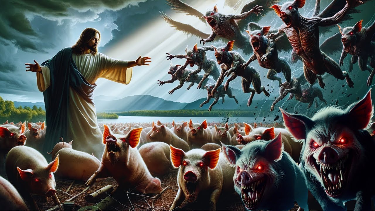 Pourquoi les démons ont-ils demandé à Jésus de les laisser entrer dans les porcs ?