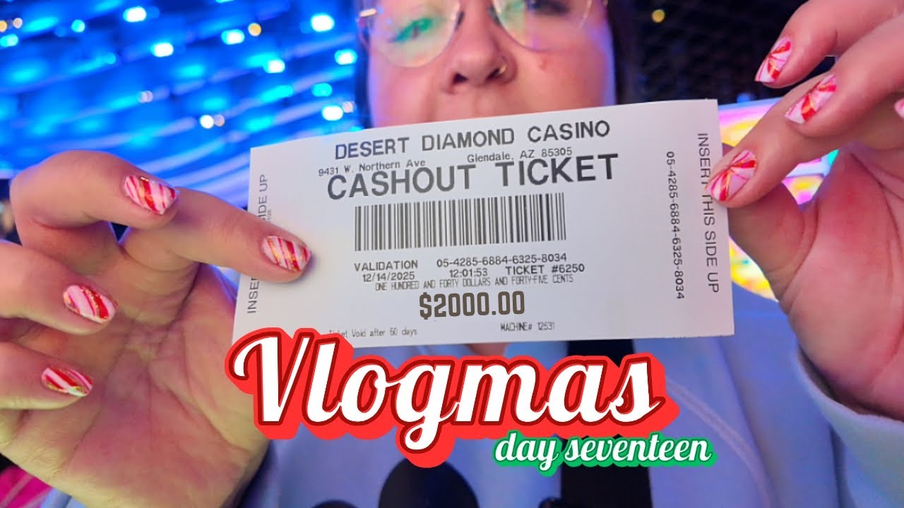 Не делайте этого в казино | Vlogmas День 17