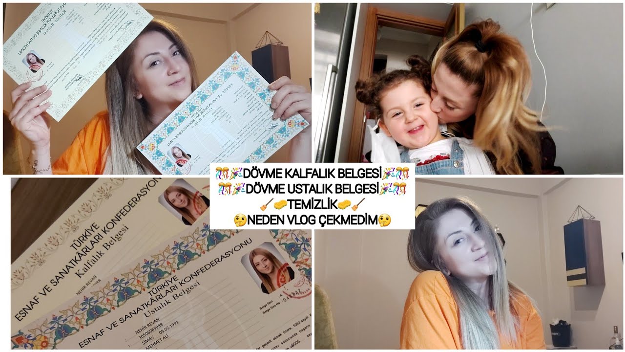 VLOG/ NEDEN VLOG ÇEKEMEDİM / DÖVME USTALIK BELGESİ NASIL ALINIR/ DÖVME KALFALIK BELGESİ NASIL ALINIR