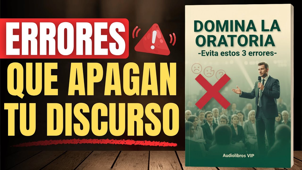Evita estos 3 ERRORES ⚠️ Domina la Oratoria | Audiolibro Completo