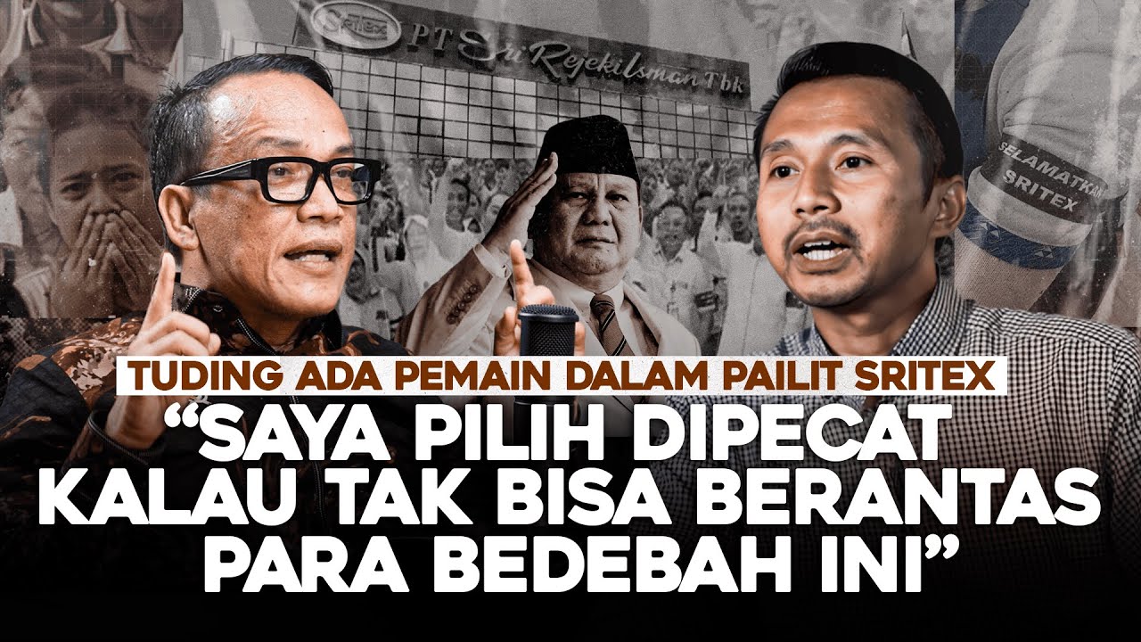 TUDING ADA PEMAIN DALAM PAILIT SRITEX. 