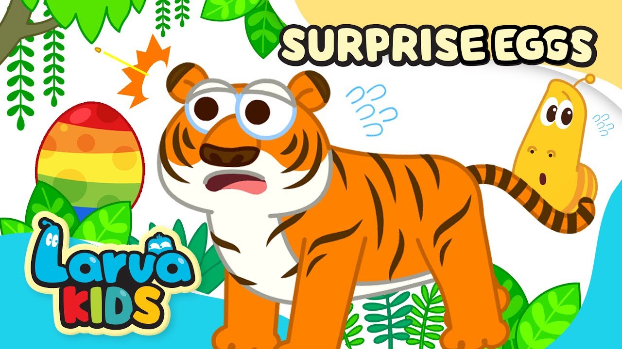 【NEW】 ENDANGERED ANIMALS | SURPRISE EGG | LARVA KIDS | KIDS SONG | ANIMATION