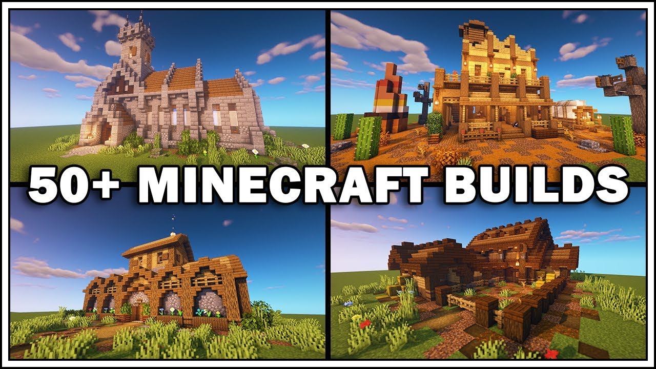 50+ Awesome Minecraft Builds [World Download]