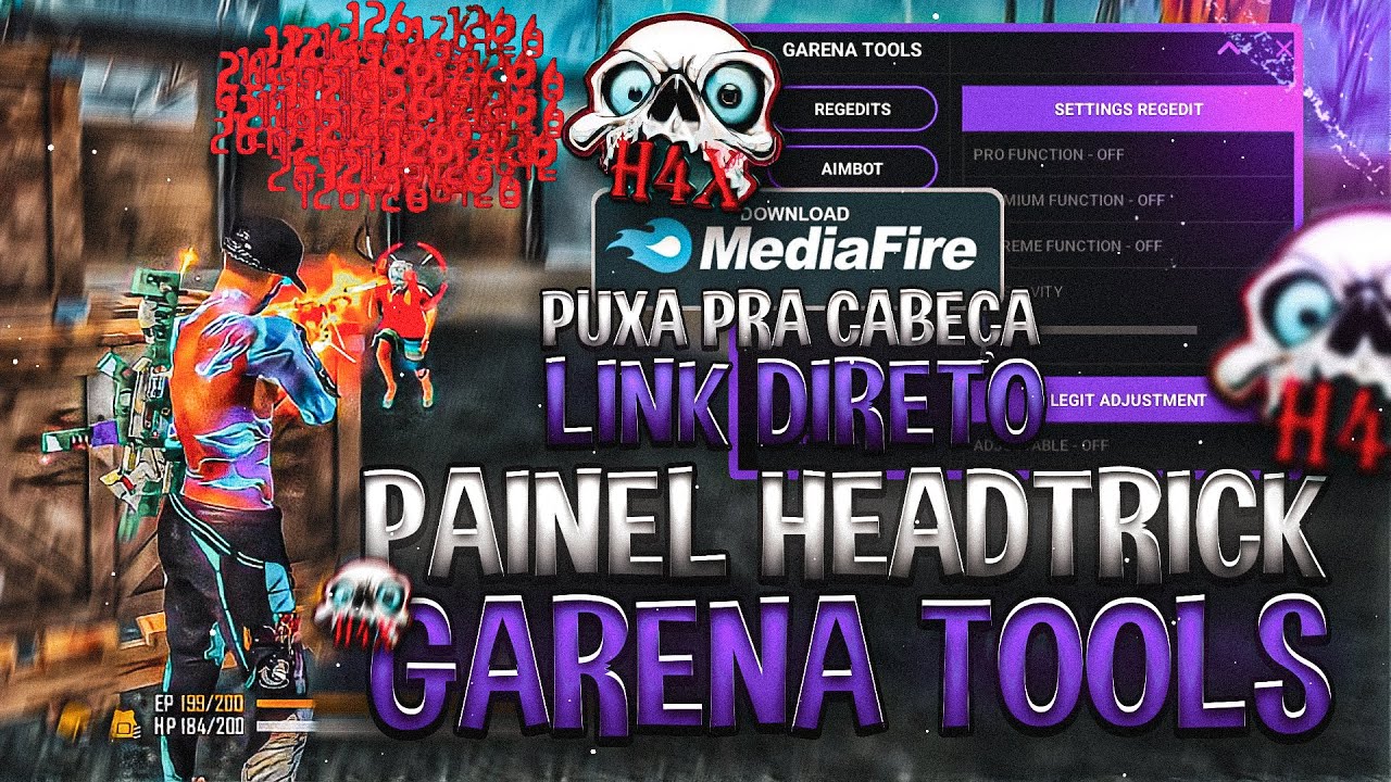 ATUALIZADO ! 😱 PAINEL FFH4X GARENA TOOLS - FFH4X MOD MENU - XIT IOS/ANDROID 100% HS - LINK DIRETO!