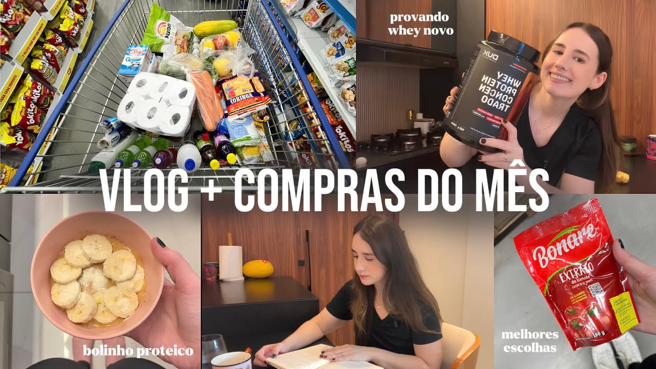 Rotina real: alimentação, mercado e provando whey novo