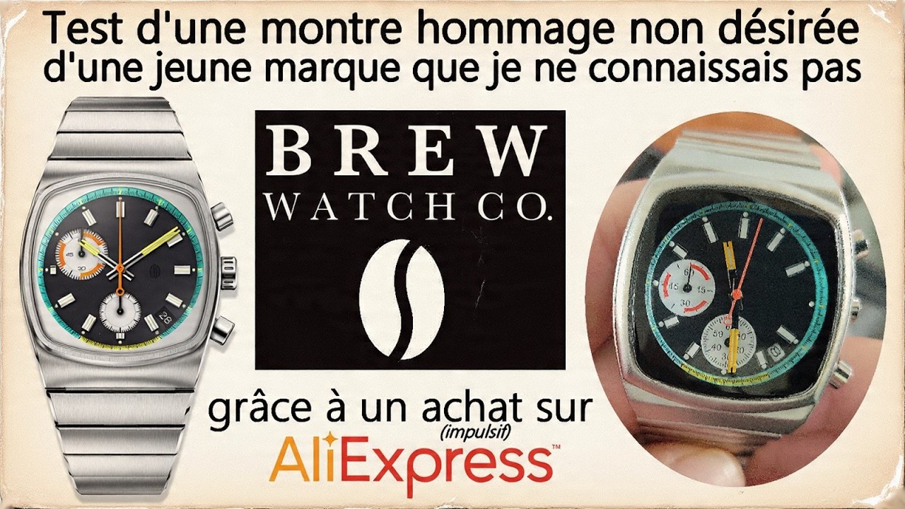 L'alternative chinoise à 17€ d'une Brew Metric à 410€. La montre Ciloa en vaut-elle le coup ? Test.