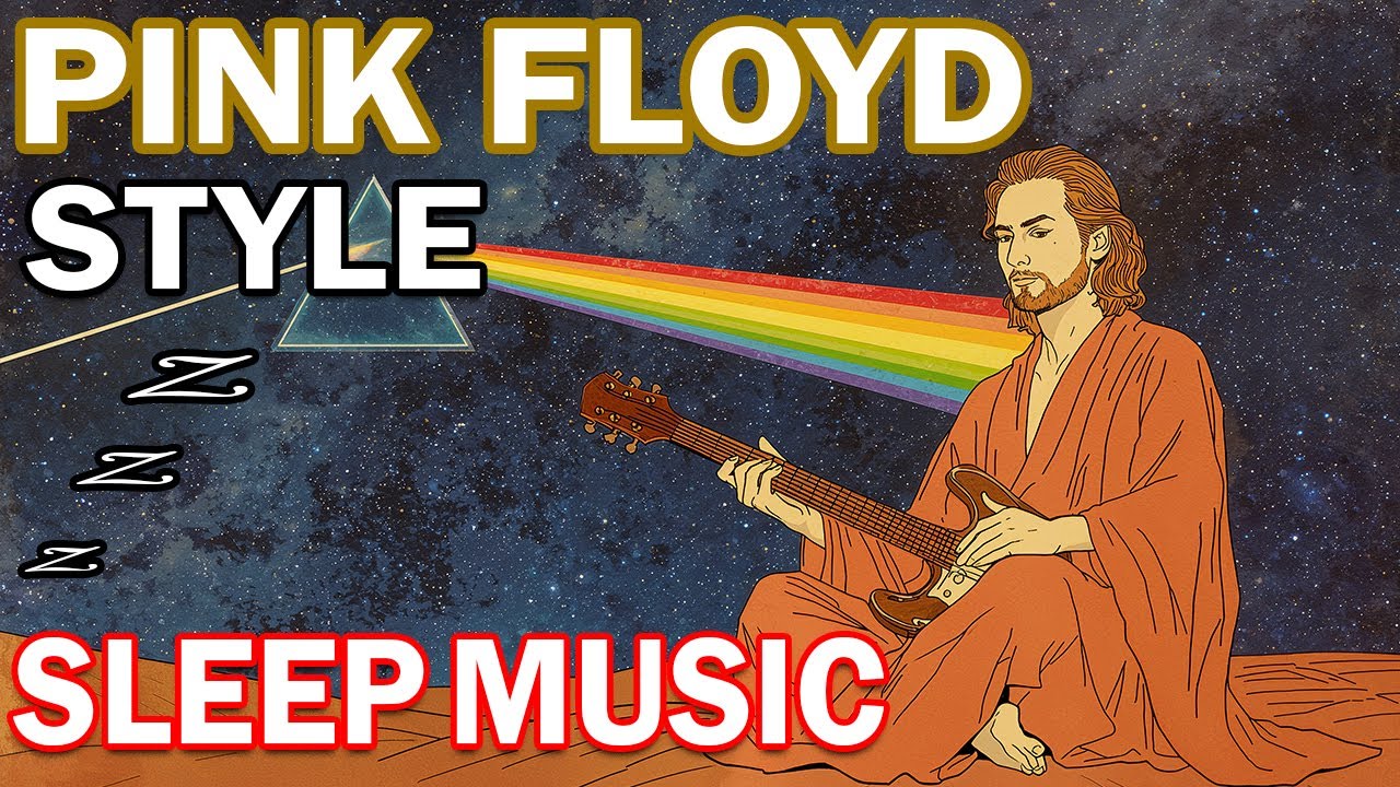 PINK FLOYD STYLE SLEEP MUSIC: Soothing Guitar Instrumental for Deep Relaxation & Stress Relief 🌙