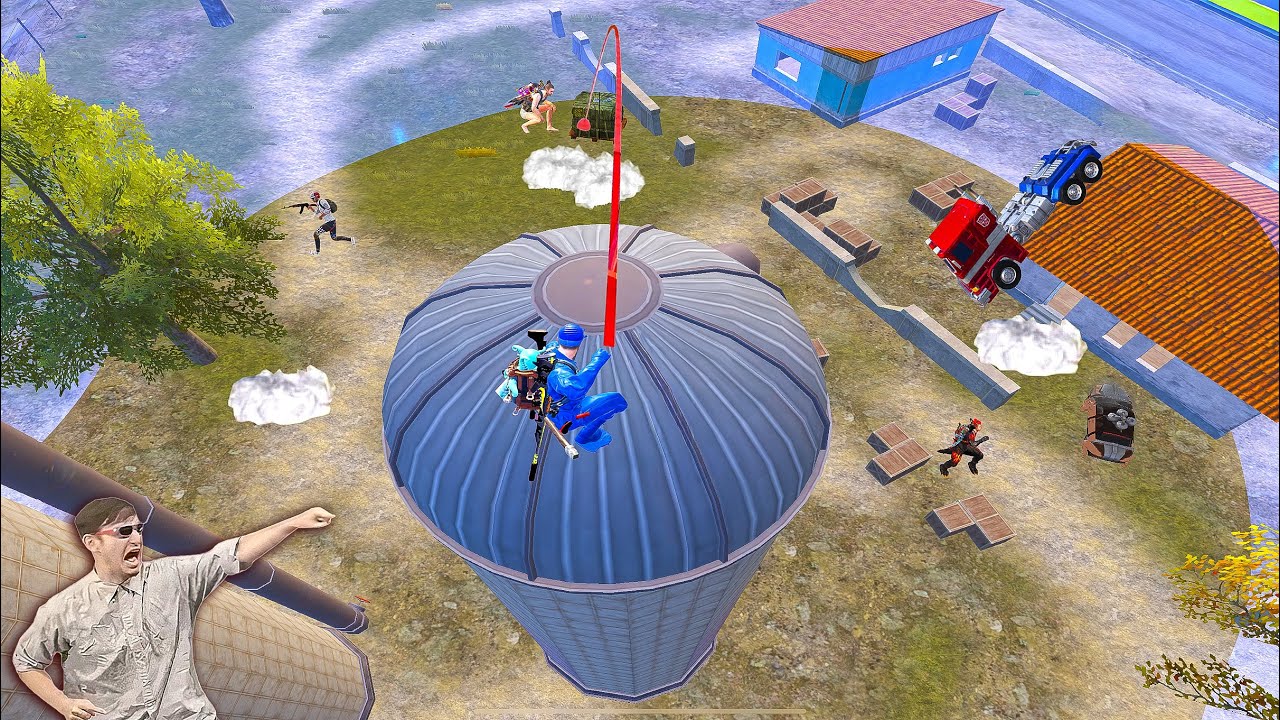 Luckiest Circle Ever😱😱 PUBG MOBILE FUNNY MOMENTS 😂