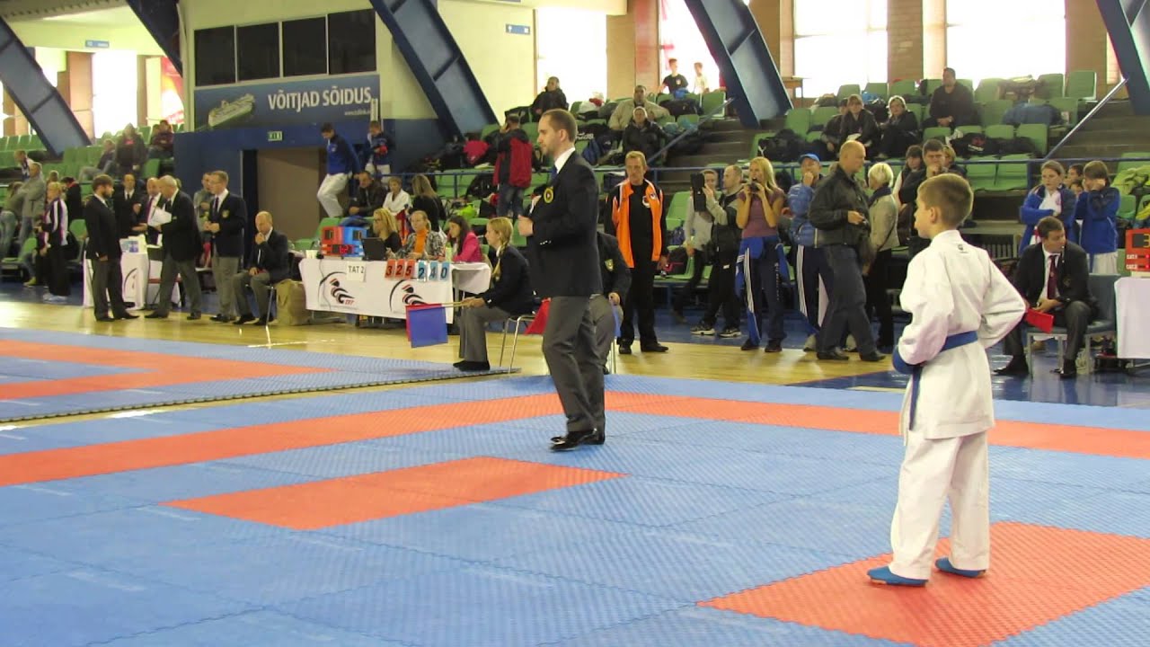 Karate International Tournament Tallinn Open 2013 Kumite boy  9-11 years -35kg Nikita
