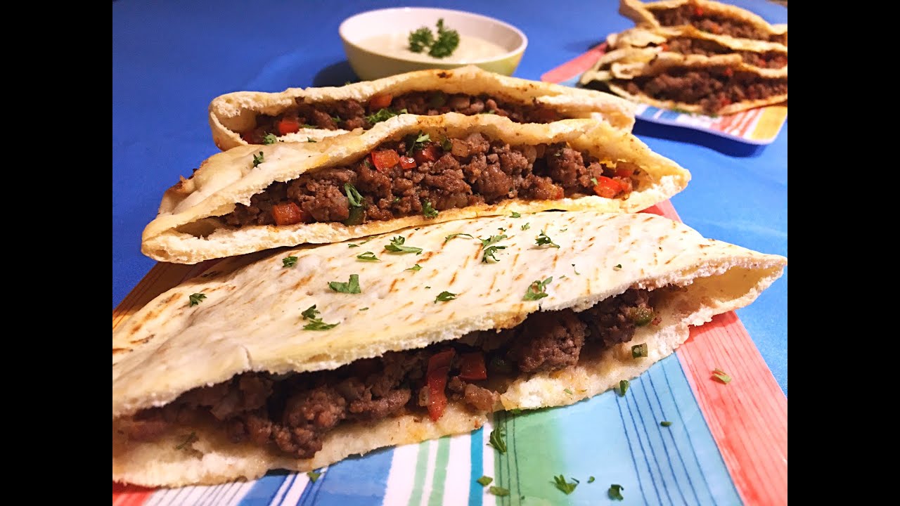 Рецепт хаваши 🐂🥙 • Вкусная египетская уличная еда! 😋 - Серия 550