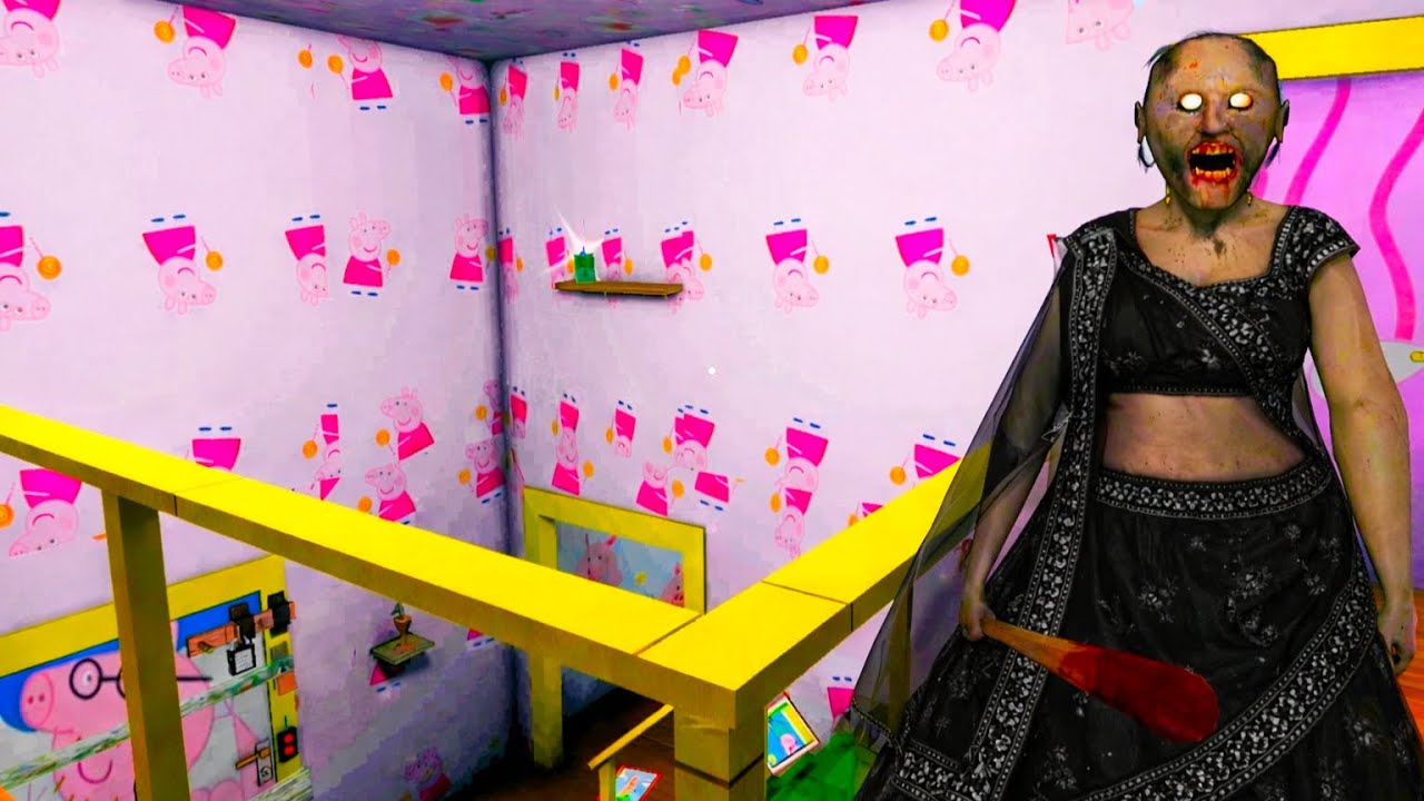 Peppa Pig Granny Mod Gameplay 🔥 | Escape Horror House Challenge