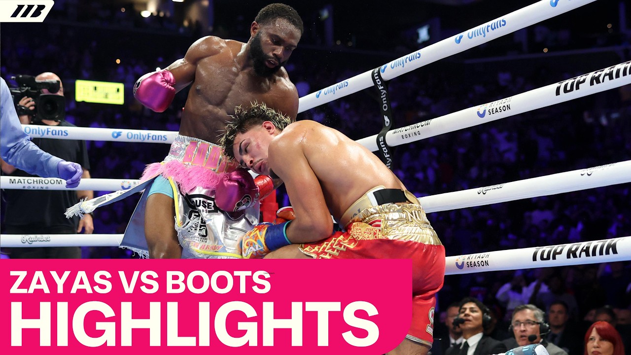 Jaron Boots Ennis Stops Xander Zayas In 7th Round | Matchroom Boxing