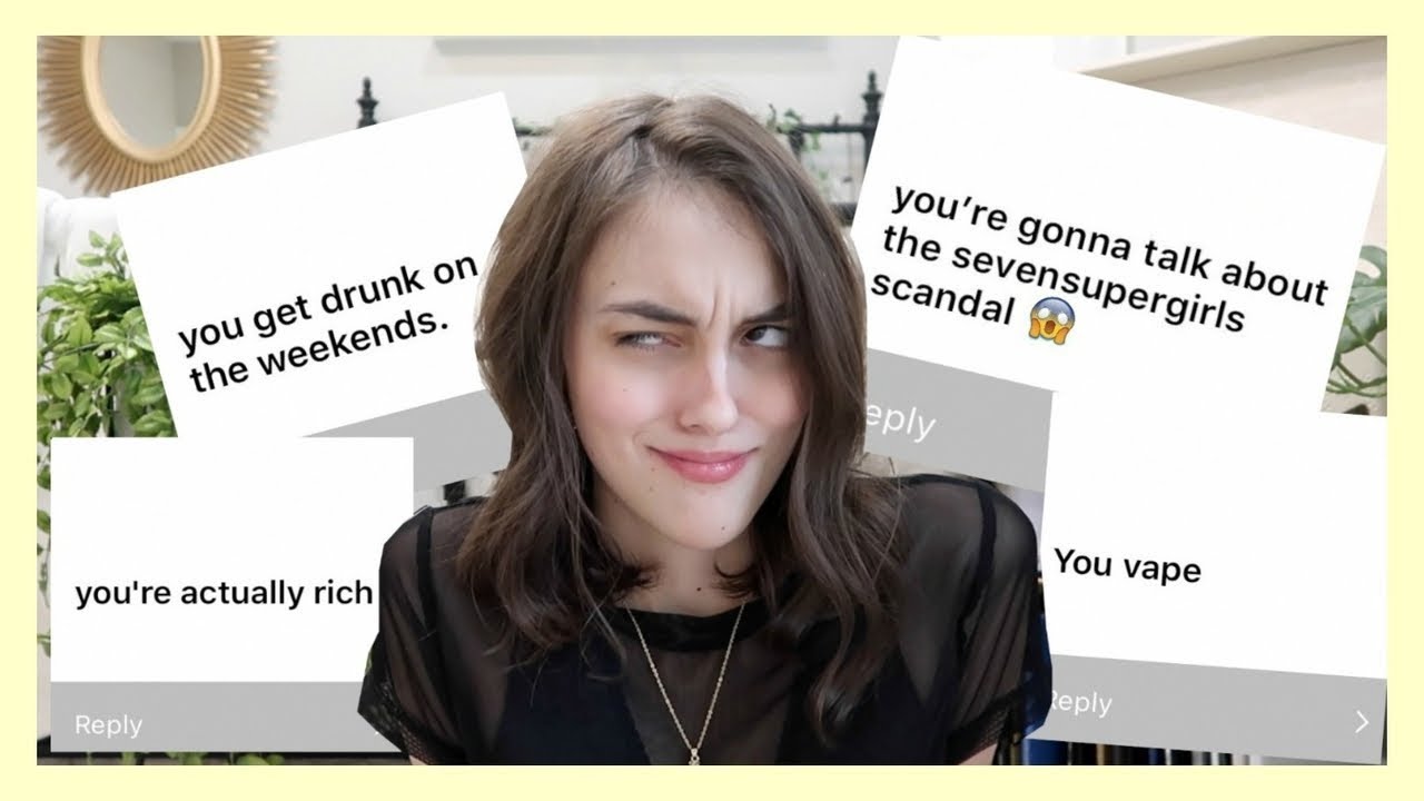 reading people's assumptions about me...