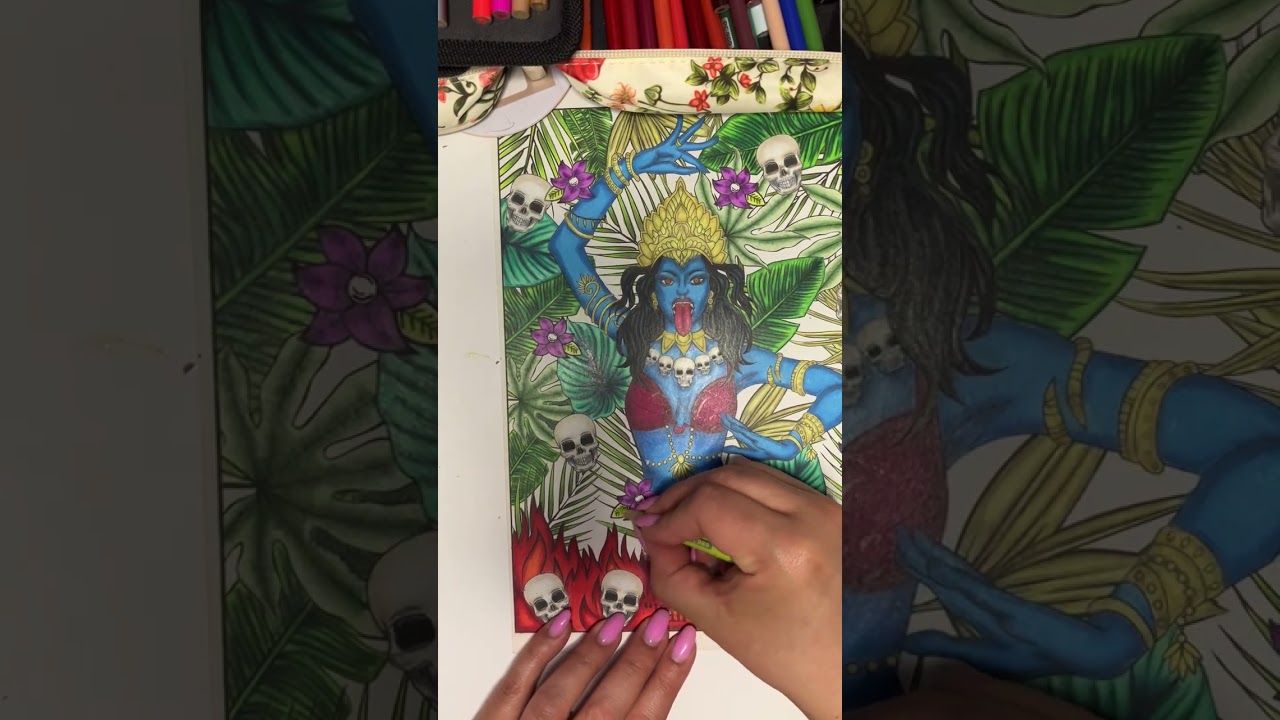 Color With Me | Kali Ma from Color Your Mantra by Aimee Lora | Lovingkindness Art 