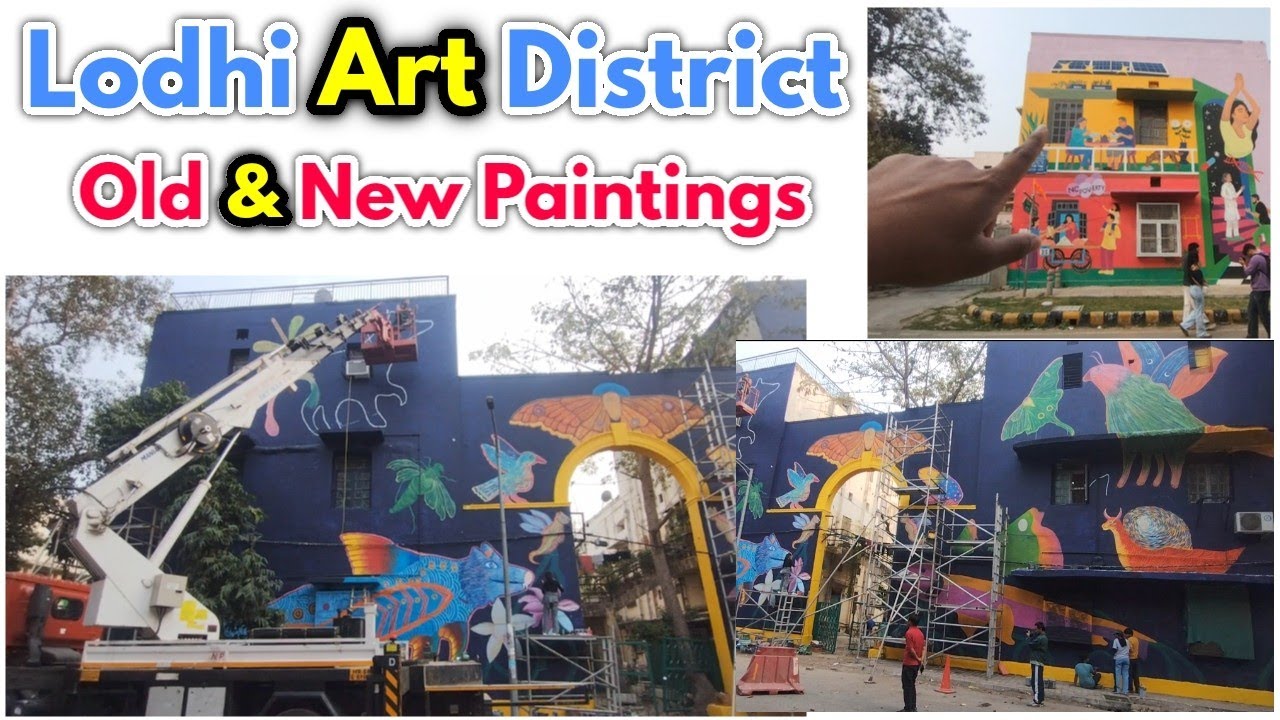 Lodhi Art District | Old & New Paintings | Explore Art Wall Paintings In Lodhi Road