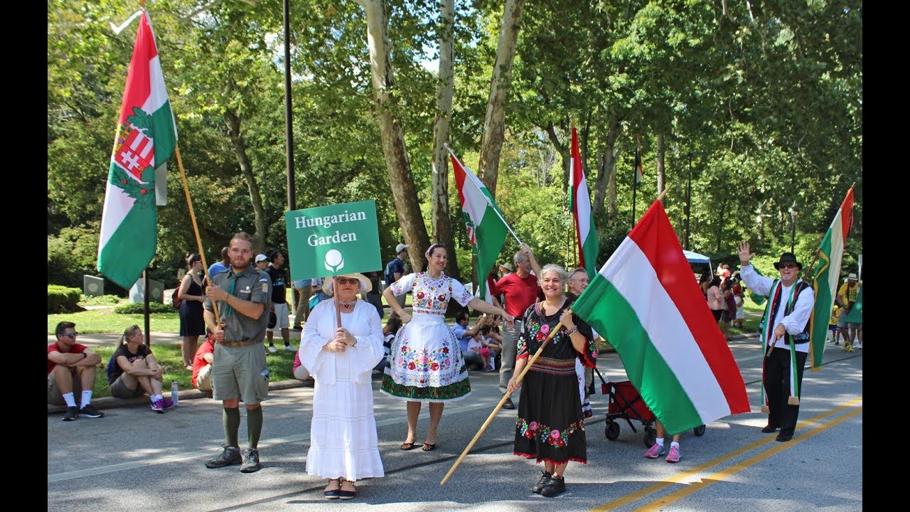 Parade of Flags in Cleveland on 2018 One World Day – MLK Blvd.