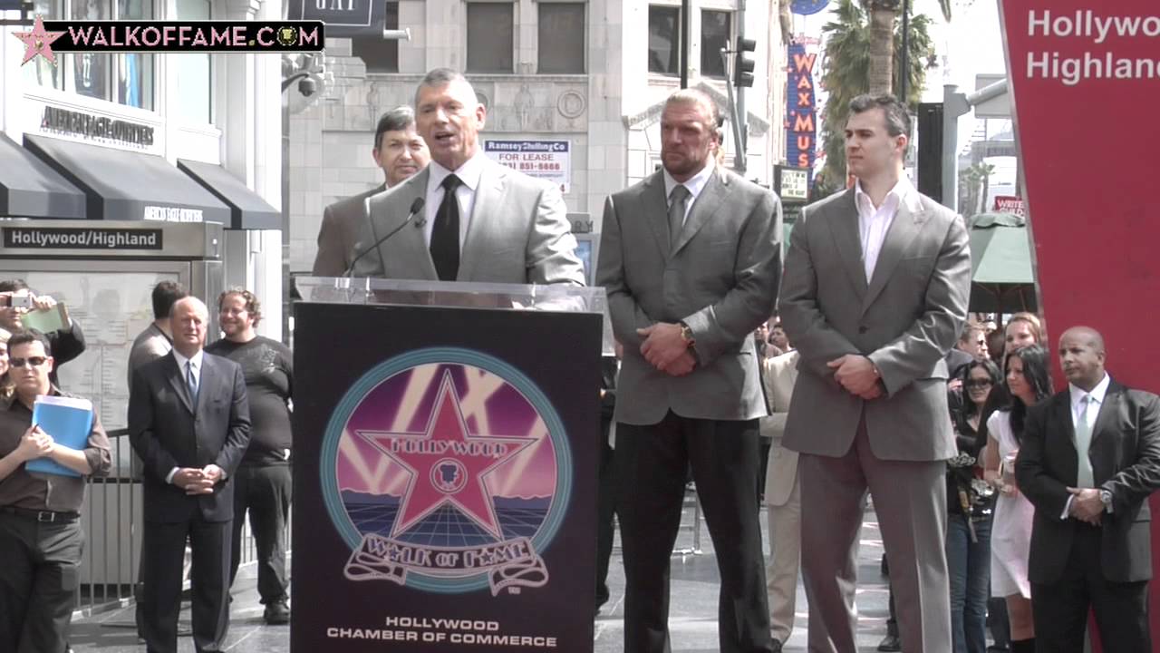 Vince McMahon Honored with Hollywood Walk of Fame Star