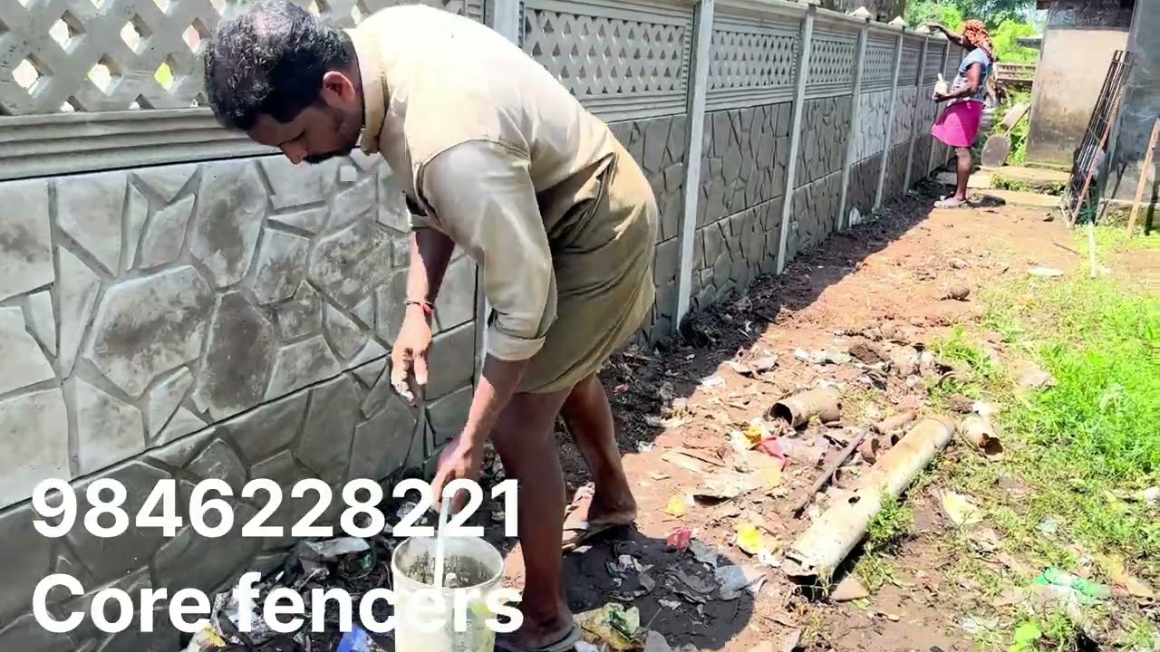ദിവസങ്ങൾക്കുള്ളിൽ ഇത്രെയും ഭംഗിയുള്ള മതിലൊ ??  വിളിക്കൂ ... 9846228221- core fencers 
