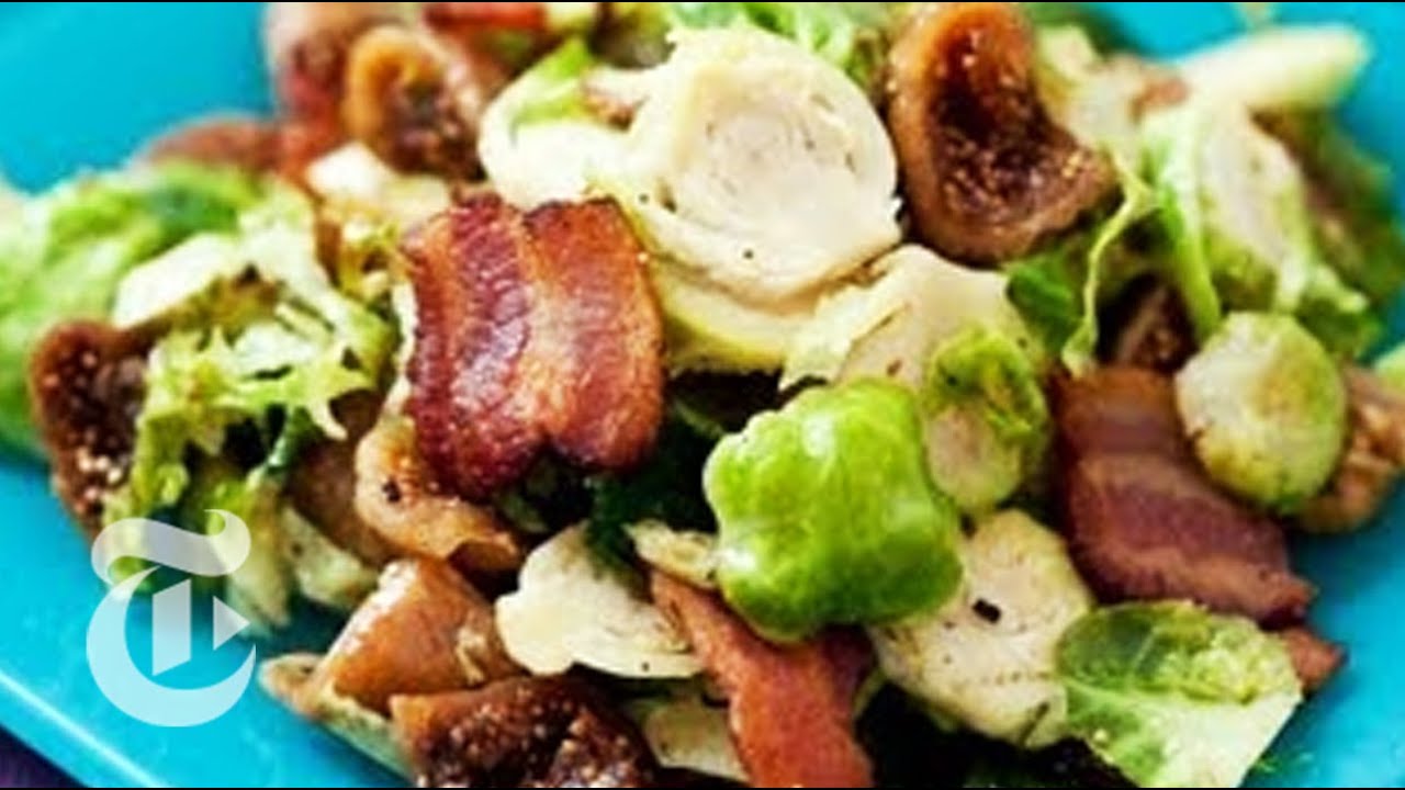 Thanksgiving Recipes: Brussel Sprouts With Bacon and Figs - Mark Bittman | The New York Times