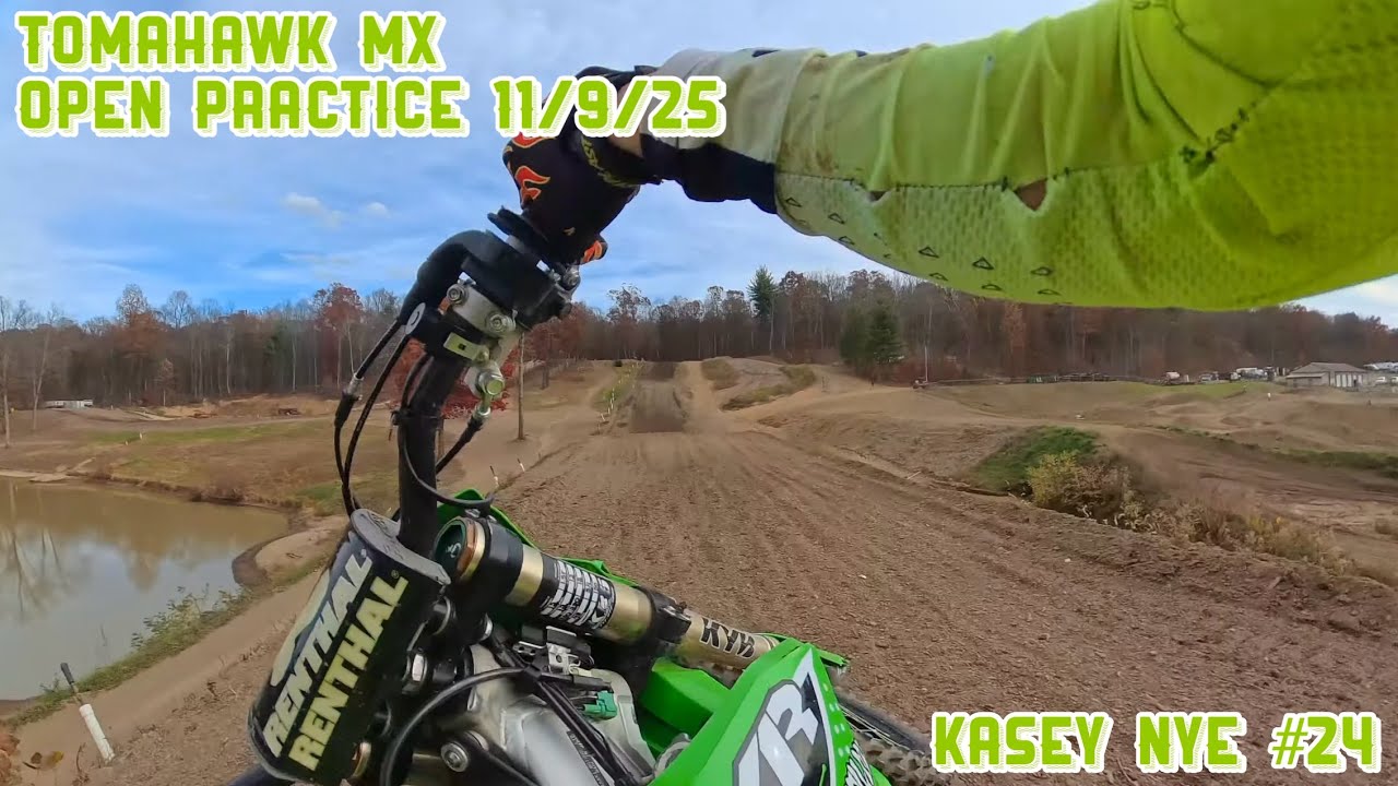 Open Practice @ Tomahawk MX Park 11/9/25 - 2023 KX250 [ Kasey Nye # 24 ]