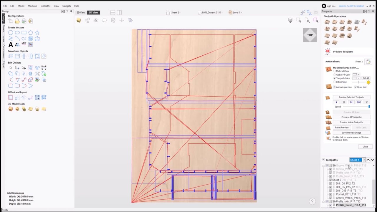 PolyBoard to OptiNest to VCarve Pro integration for your cabinet projects