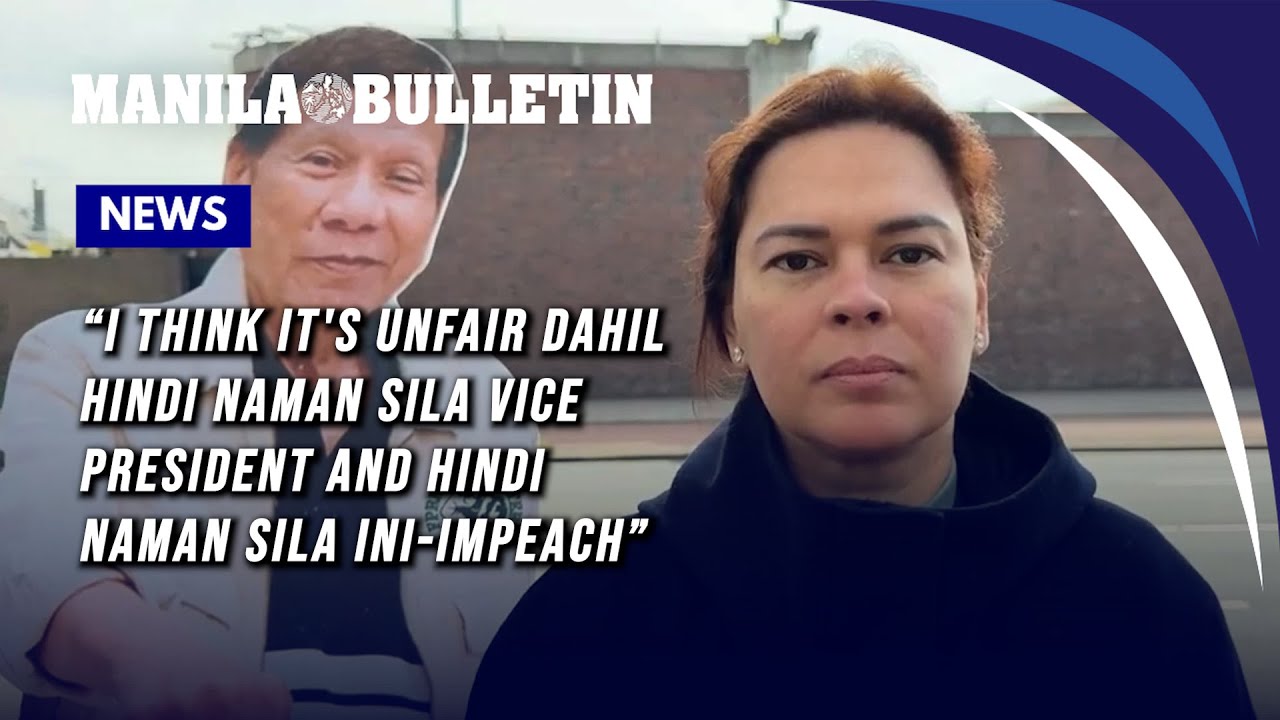 'Unfair': VP Duterte says family members deserve privacy amid impeachment controversy