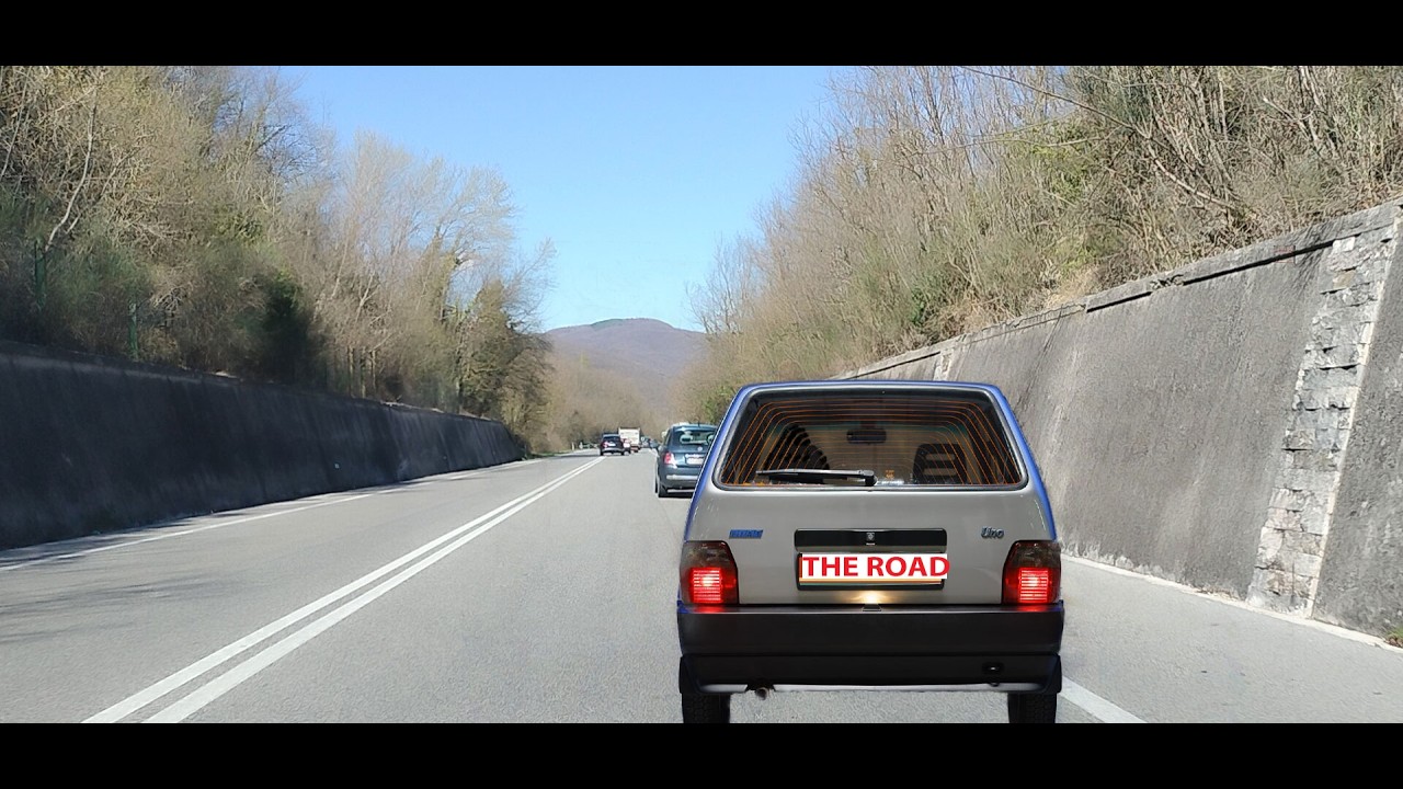 FIAT UNO ON THE ROAD SITUAZIONI SULLE STRADE E SOTTOPASSO DI VIA VELINIA