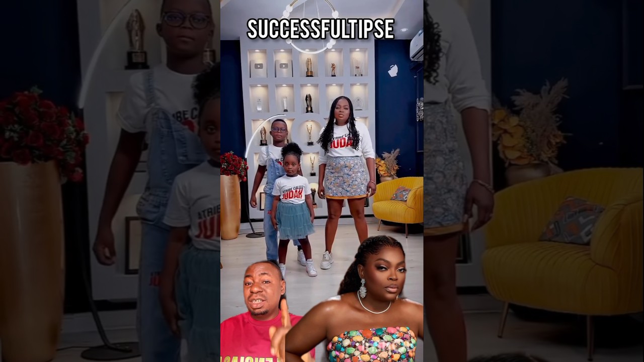Funke Akindele Shares Heartwarming Dance Moment with Her Children