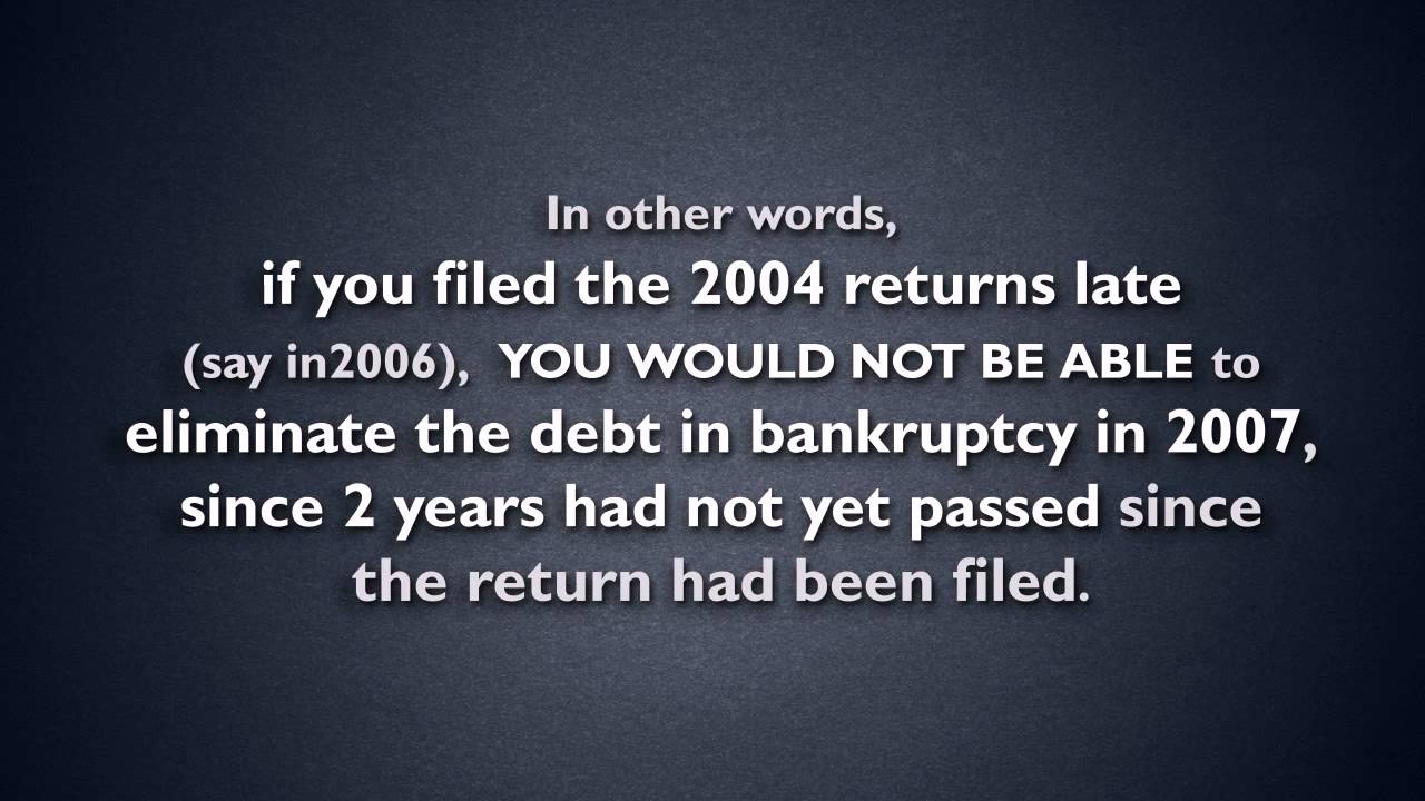 Bankruptcy, Back Taxes, and IRS Debt in Colorado