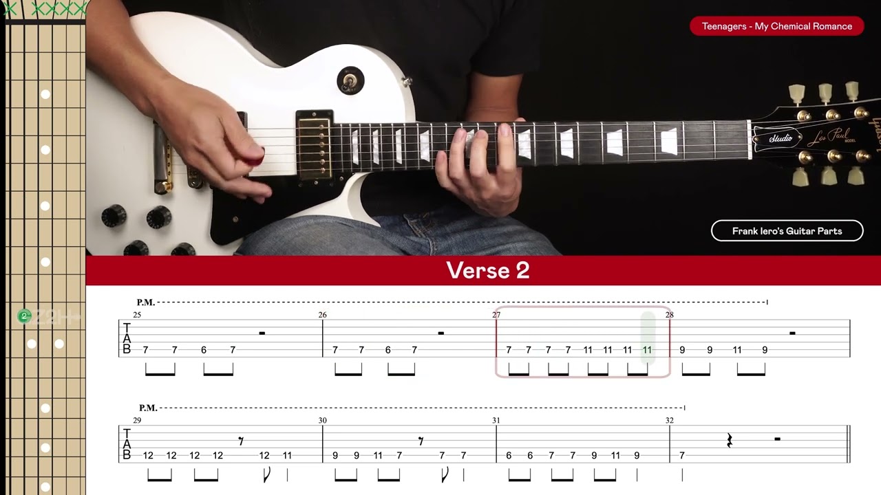 Teenagers Guitar Cover My Chemical Romance 🎸|Tabs + Chords|