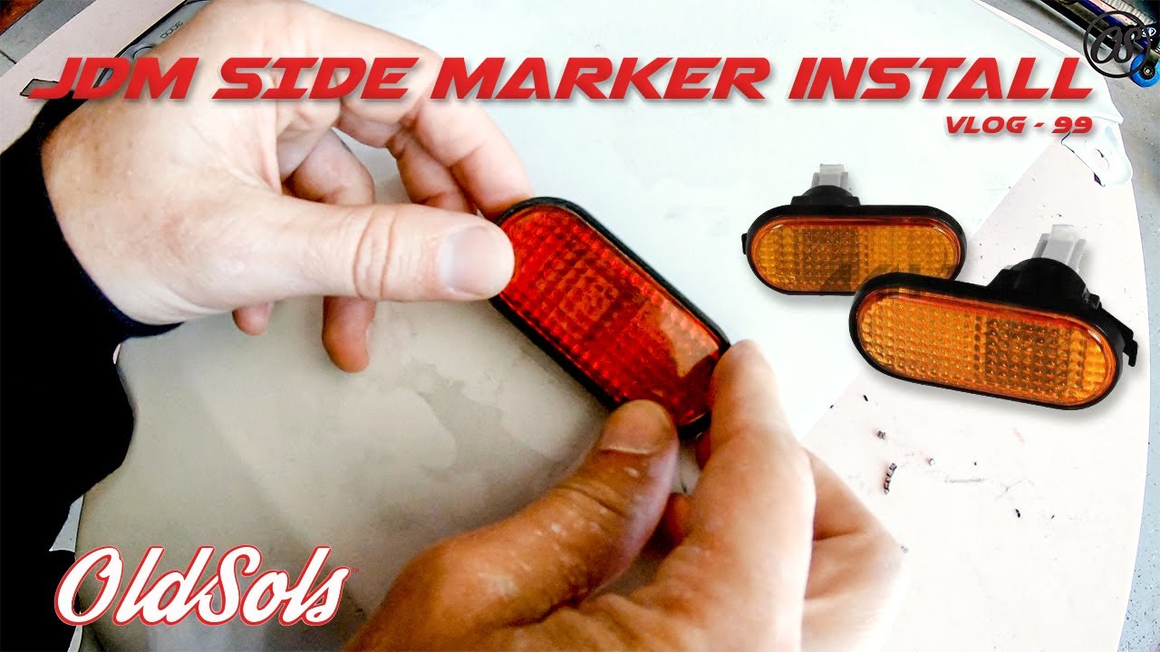 Honda Del Sol - OldSols Vlog 99 - JDM Side Marker Install