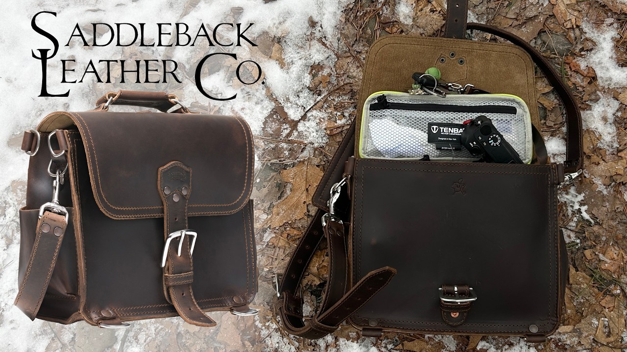 Premium Quality, Built to Last a Lifetime and BEYOND! | Saddleback Leather Photographer's Satchel