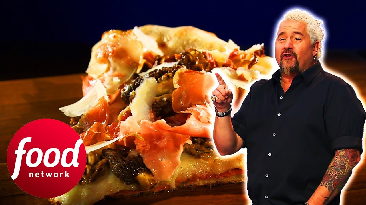Guy Fieri And Judges Are BLOWN AWAY By This Unique Meat Lover Pizza | Guy's Grocery Games
