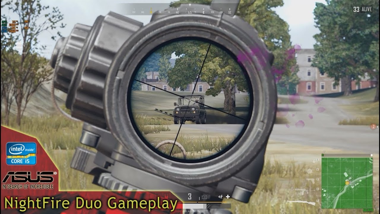 NightFire | GAMEPLAY | PUBG | November 24 , 2018 (i5 7400 + GTX 660 + 8GB RAM)