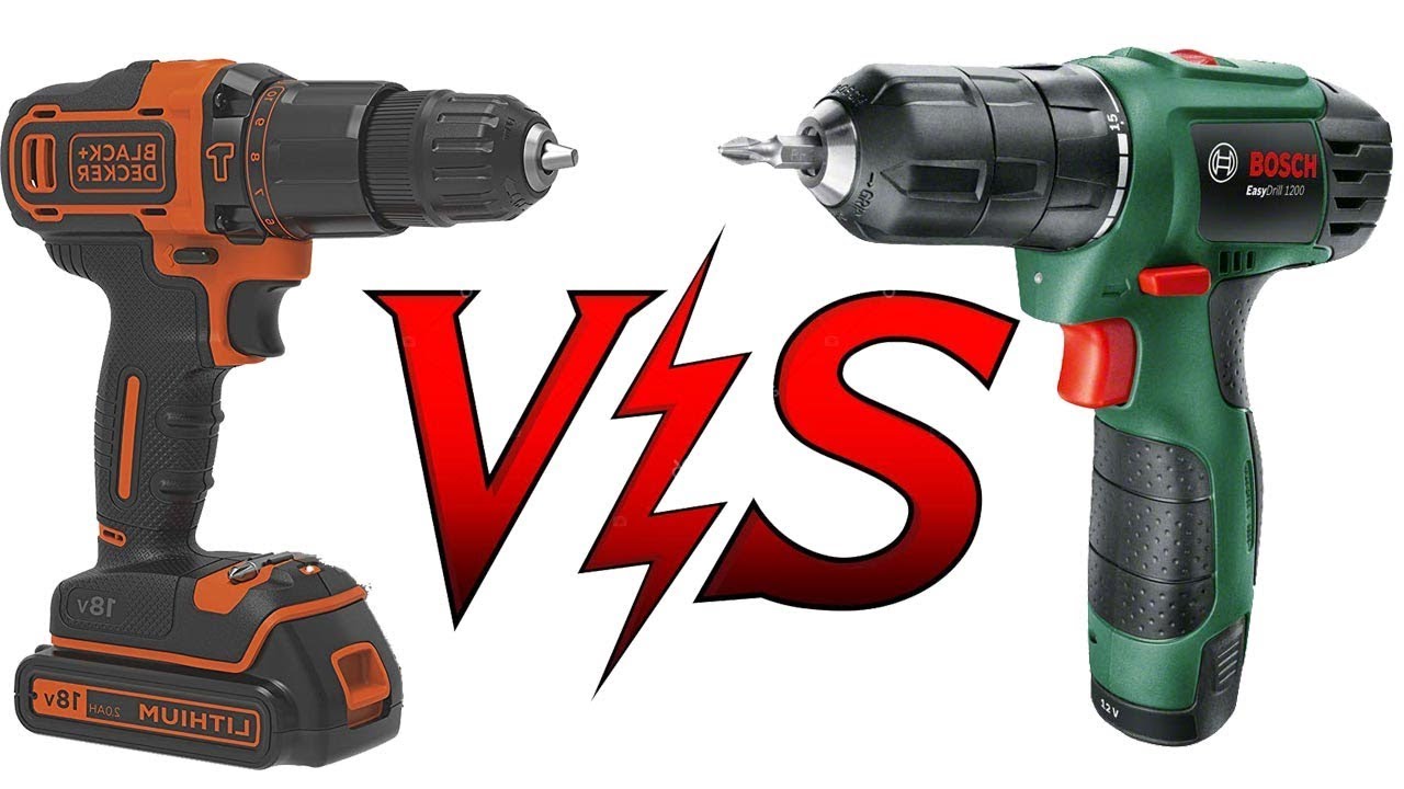 CONFRONTO DISONESTO BOSCH VS BLACK & DECKER TRAPANO AVVITATORE