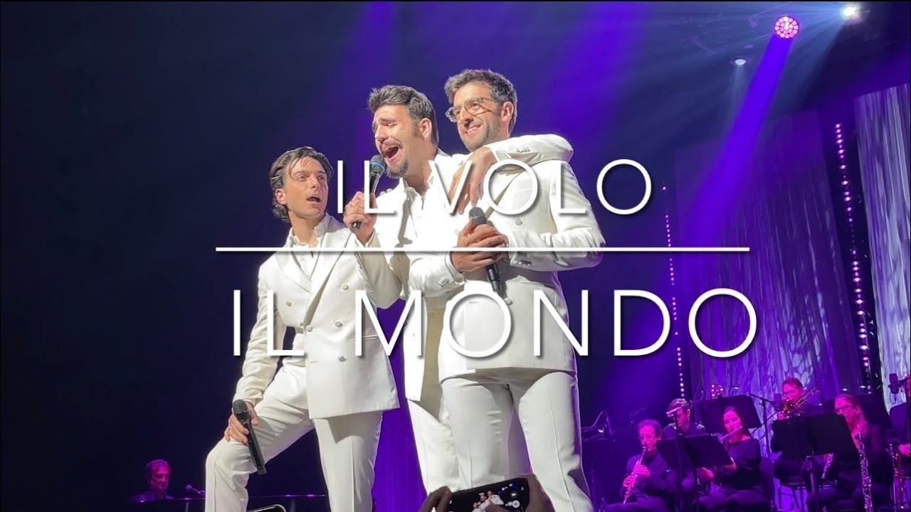 IL VOLO IL MONDO LIVE IN LOS ANGELES 15/10/2022