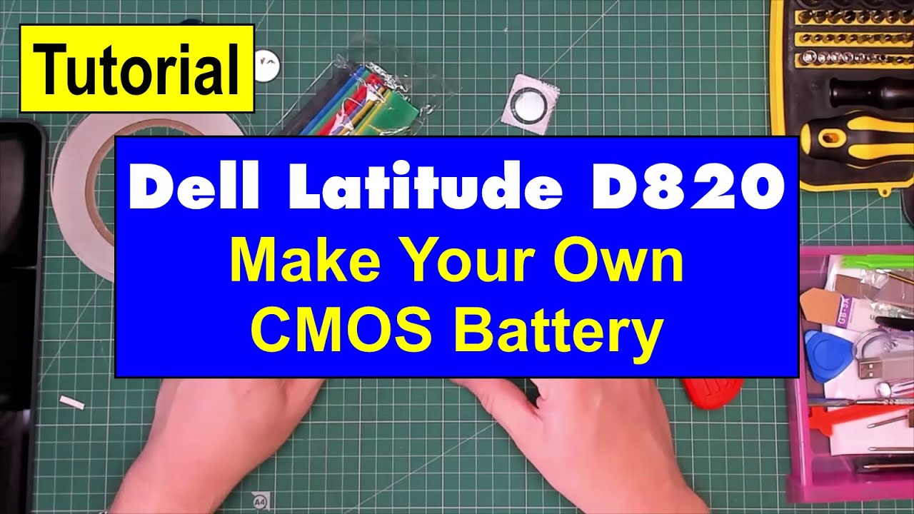 Dell Latitude D820 CMOS Battery Replacement
