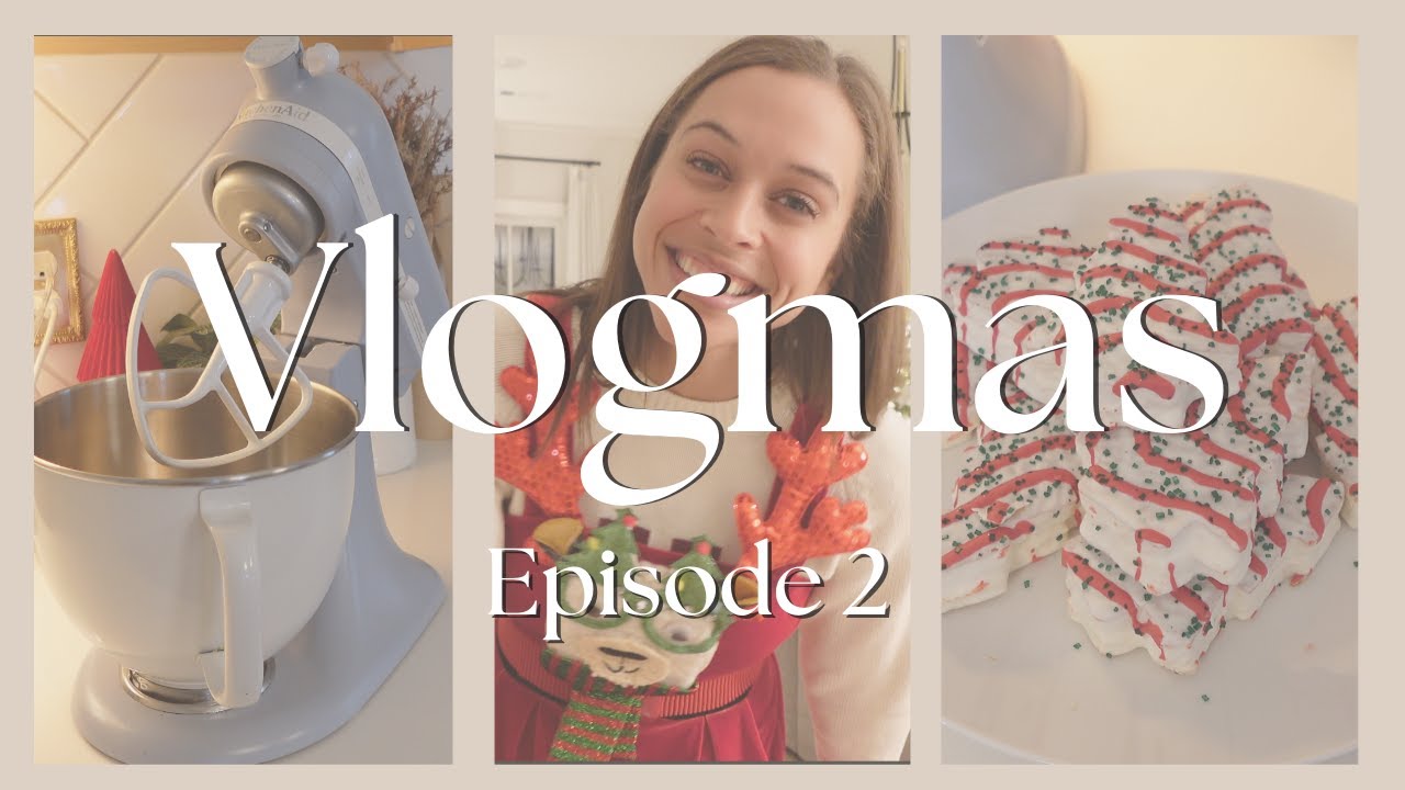 Vlogmas Episode 2 - Christmas Cookie Baking 🍪