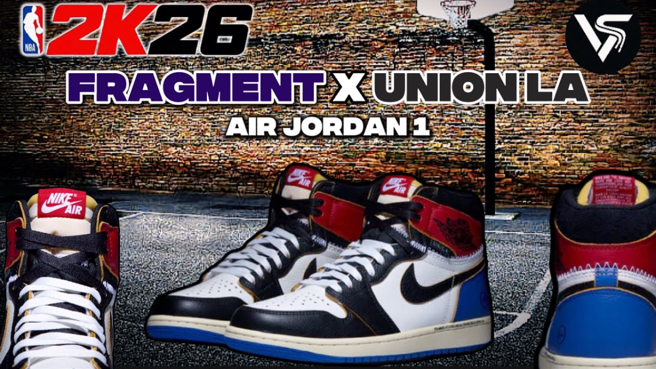 How to Make Air Jordan 1 “Fragment x Union LA” in NBA 2k26 | 2k Shoe Creator 