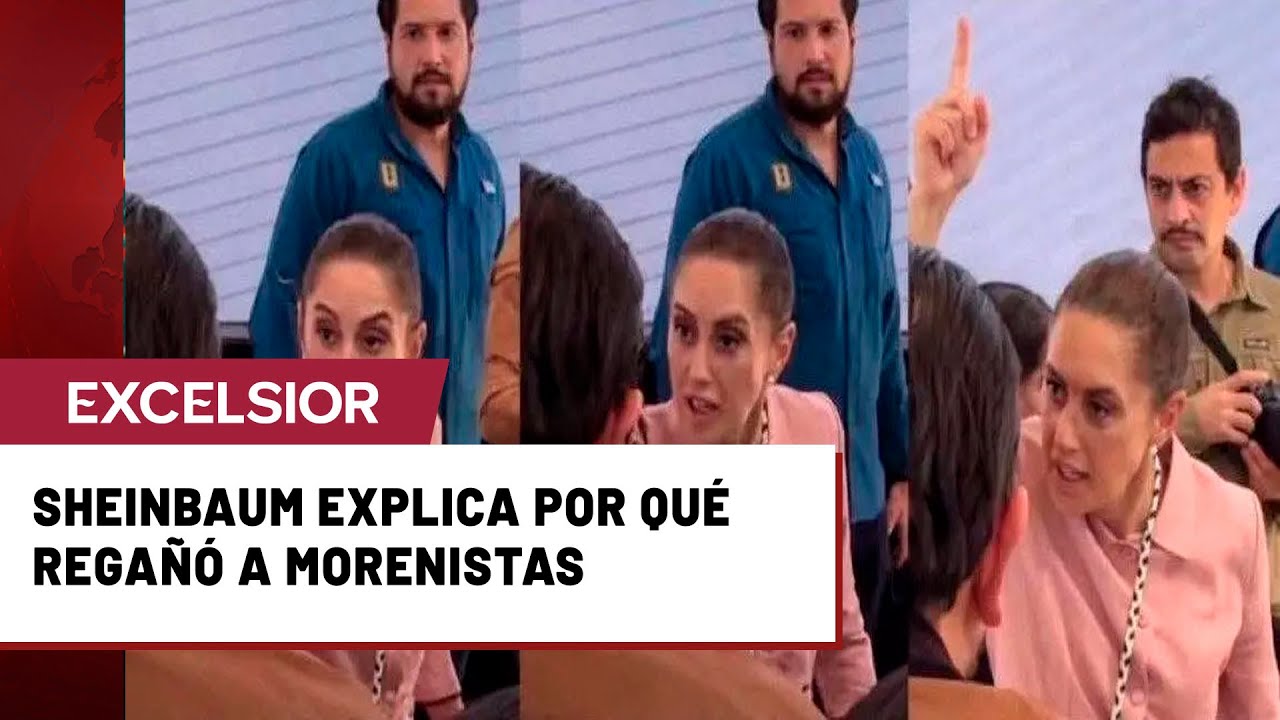 Sheinbaum regaña a diputados de Morena en evento en Baja California