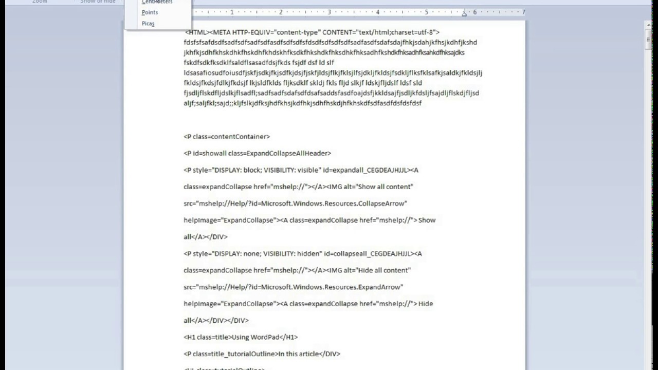 How to learn wordpad in viwe tab  OICS - ONLINE TRAININIG