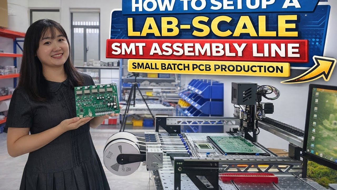 How to Setup a Lab-Scale SMT Assembly Line | Small Batch PCB Production | AFARCO Mini PnP V3.1