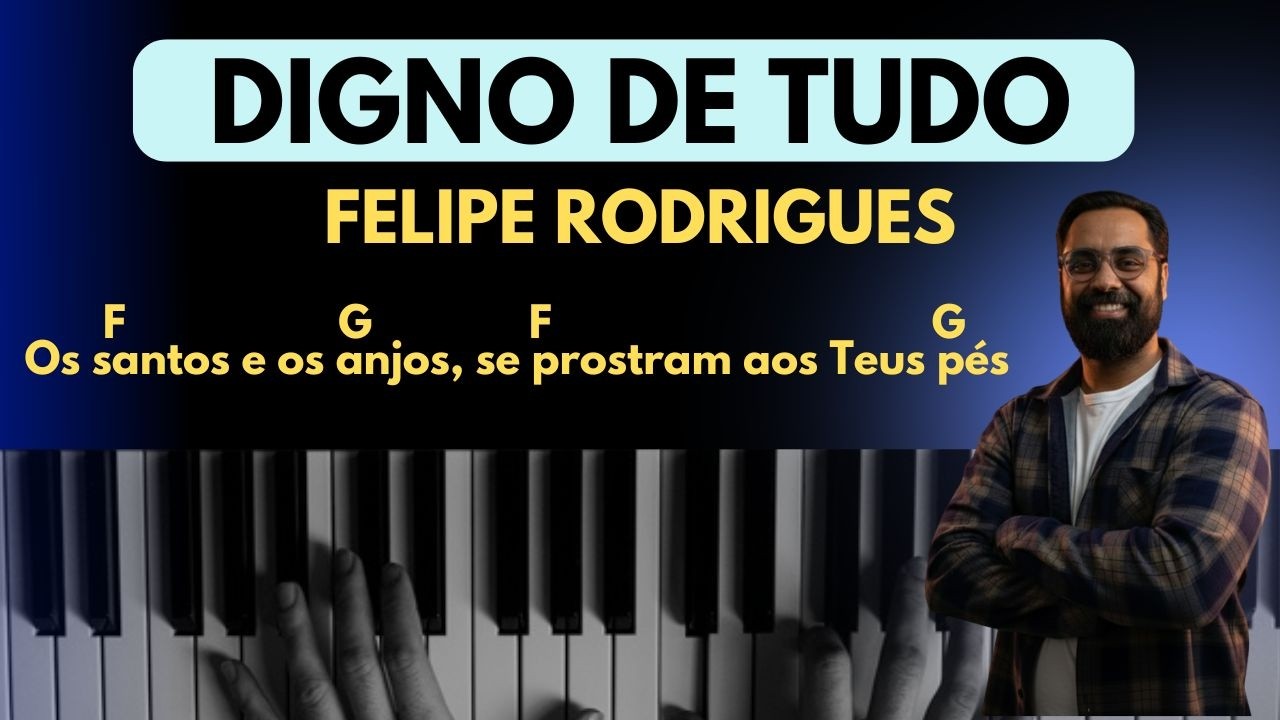 Aprenda Digno de Tudo no Teclado | Louvor Worship | Aula Completa