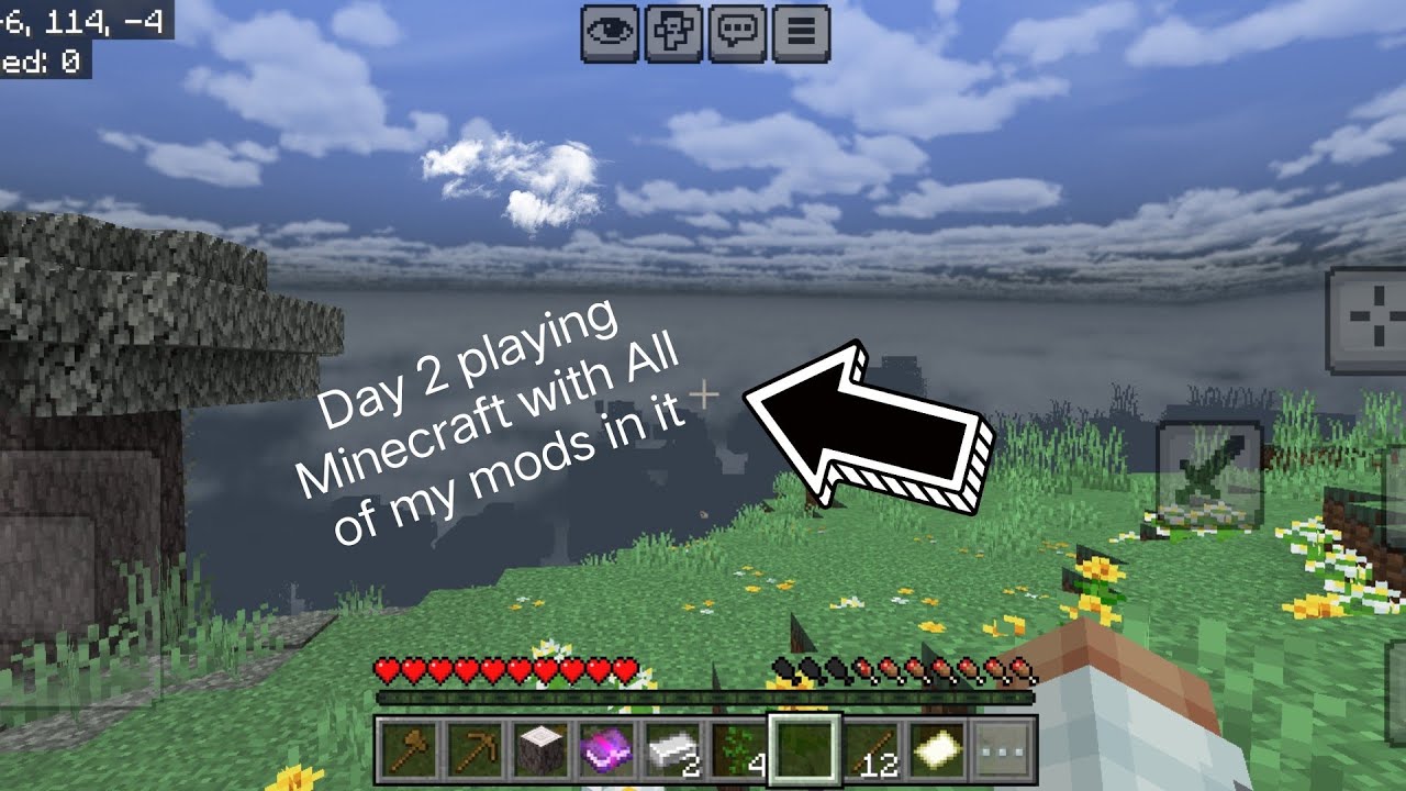 Testing out new weapons in mods / Day 2 playing Minecraft with All of my mods 