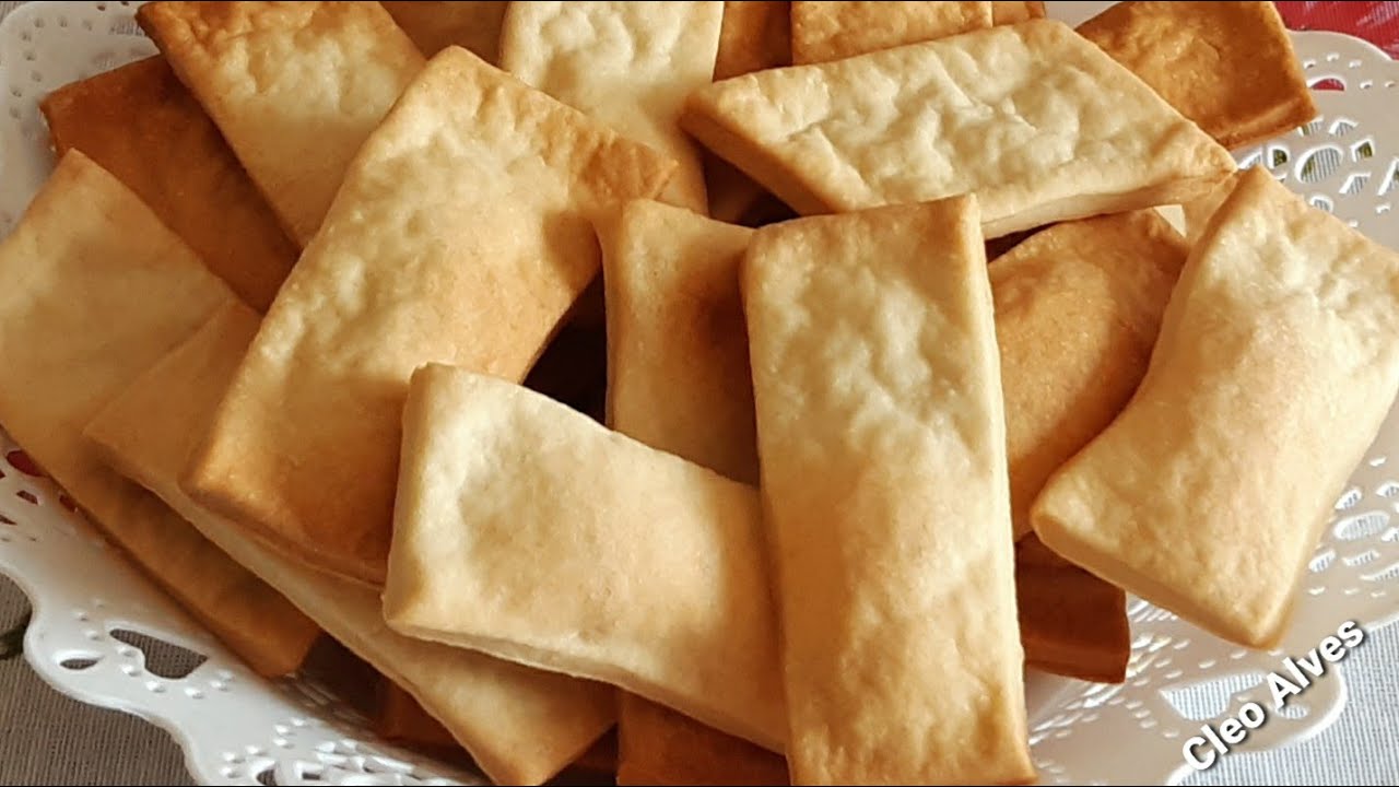 Como fazer bolacha de água e sal  super crocante deliciosas