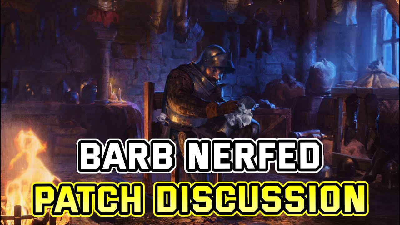 Barb Just Got NERFED! Patch Note Discussion Dark and Darker
