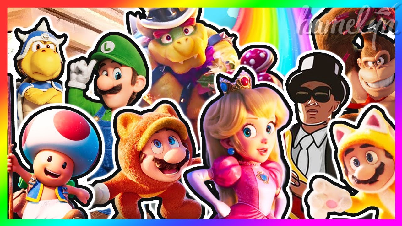 Coffin Dance MEGAMIX 120 - Super Mario & Peaches & Bowser & Donkey Kong & Luigi & Rainbow Road &Toad