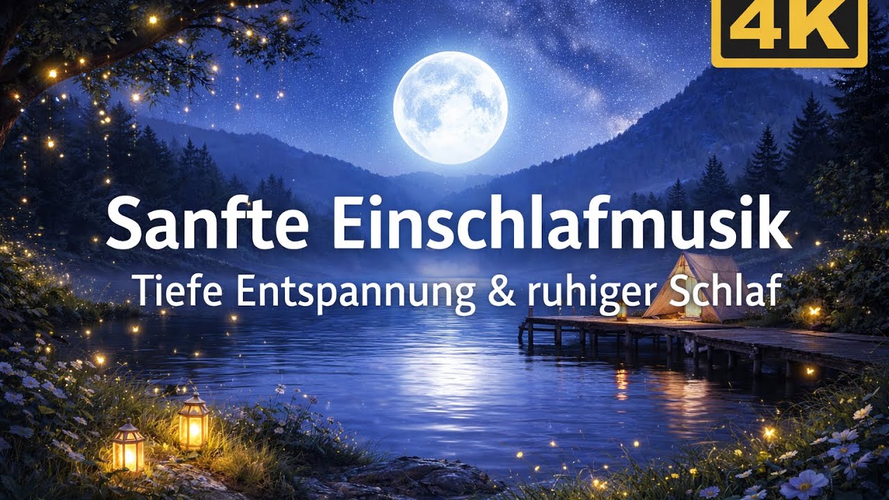 🌙 Sanfte Einschlafmusik – Tiefe Entspannung & ruhiger Schlaf | Nachtklänge