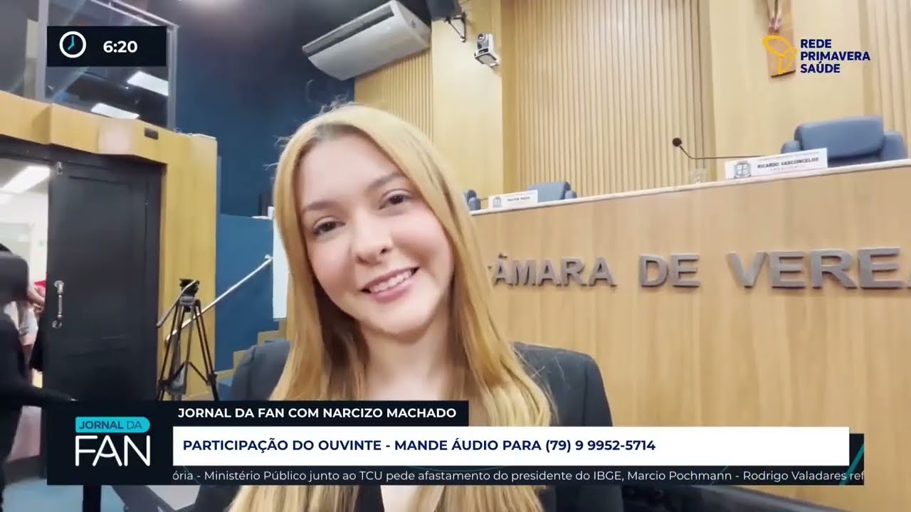 Entrevista com a vereadora de Aracaju, Moana Valadares